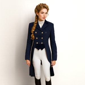 Grand prix jas nacht blauw met goud