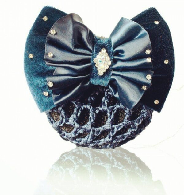 Strik haarnetje blauw