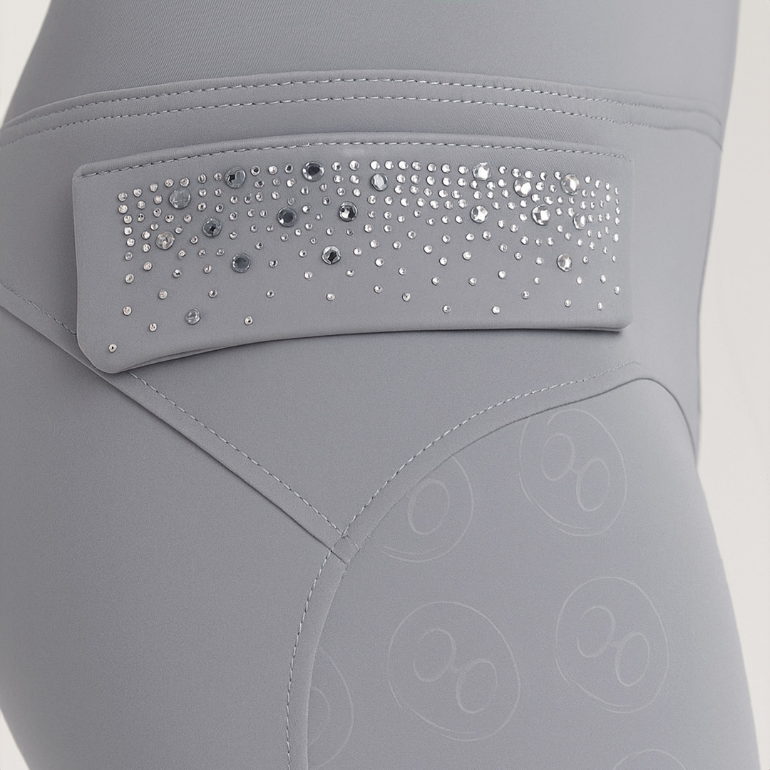 Zilvergrijze rijlegging stretch full-silicone - Afbeelding 3