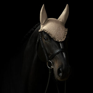 Luxe oornetje voor paarden – Champagne met kristallen